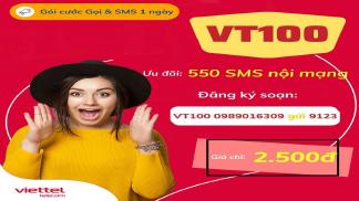 Bật mí gói VT100 Viettel ưu đãi nhắn tin thả ga
