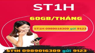 Đăng ký gói ST1H Viettel - nhận 60GB/ tháng với giá 90k