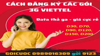 Đăng Ký 3G Viettel Tốc Độ Cao Mới Nhất 2022