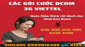 Bật mí các gói cước Dcom 3G Viettel siêu rẻ, siêu ưu đãi